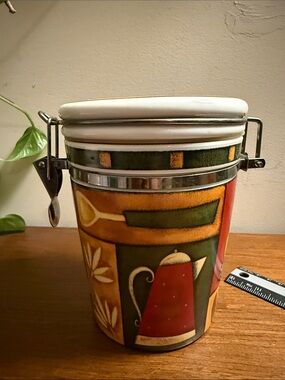 Vintage MSC Joie de Vivre Bistro Coffee Canister